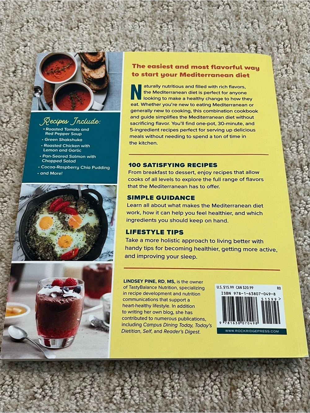 Quick & Easy Mediterranean Diet for Beginners Cookbook 100 Recipes Lindsey Pine